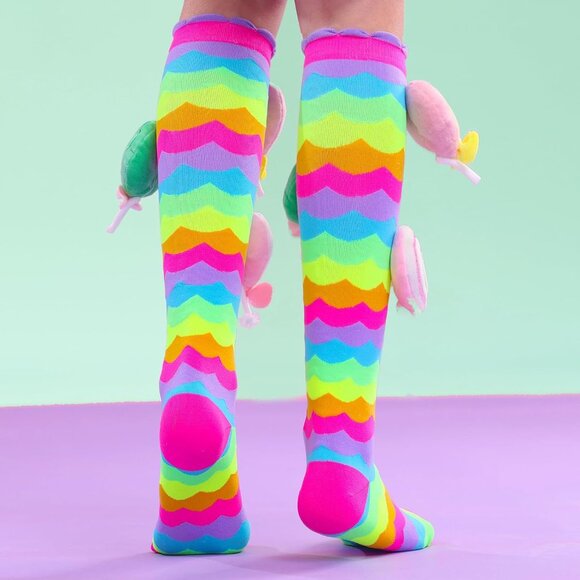 Crazy socks for kids Cute girl socks girls wacky Funky Stretch Mid to High Novel - Picture 12 of 12